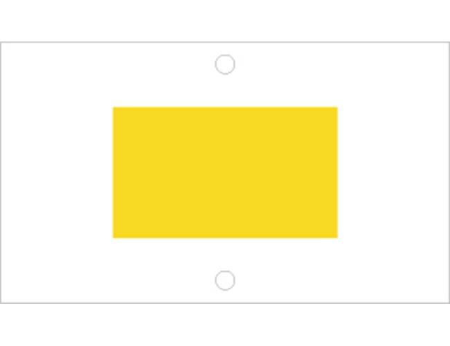 Jalon simple Dibond3 - 120 x 70 mm